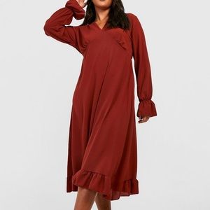 Boohoo Plus Woven Dress